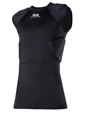 (9) NWT MCDAVID rival integrated padded shirt for football